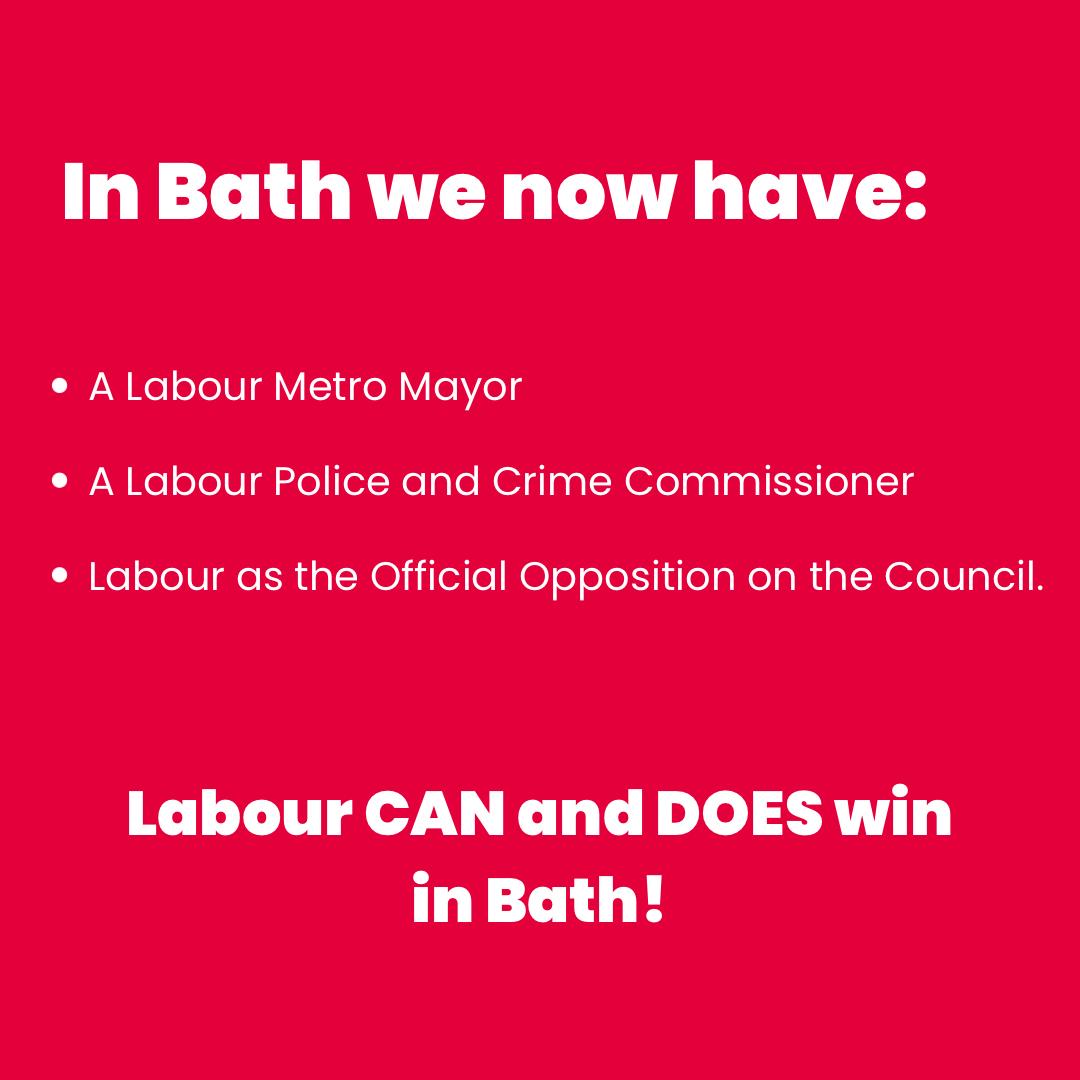 Labour is winning in Bath!